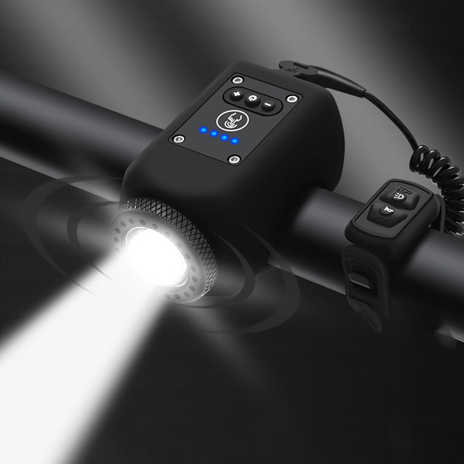 Campanello per bici con allarme forte, ricarica USB, multifunzione, elettronico, per mountain bike