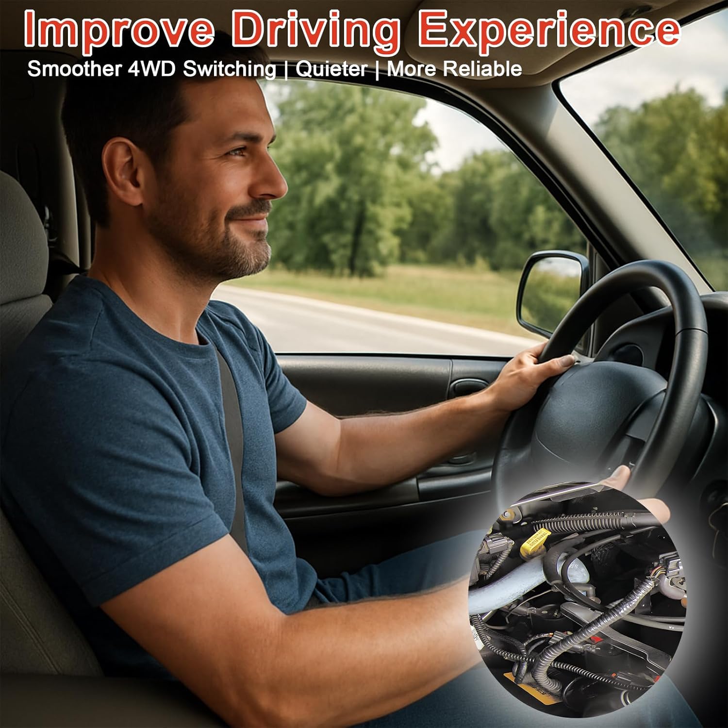 XL3Z3A788AA Auto Lock Hub Upper Vacuum Solenoid Line Tube with Check Valve Assembly Fit for Ford F-150 1999-2003, F-150 Heritage 2004, F-250 1999 4WD Actuator Vacuum Line OE# XL3Z-3A788-AA