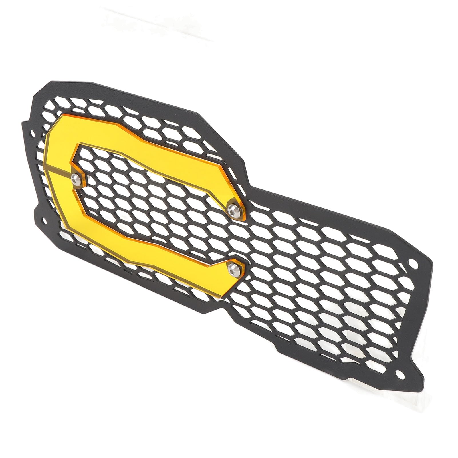 AMONIDA Edelstahl-Motorrad-Scheinwerferschutz, Langlebig, Einfache Installation für F800GS, F700GS, F800R (YELLOW)
