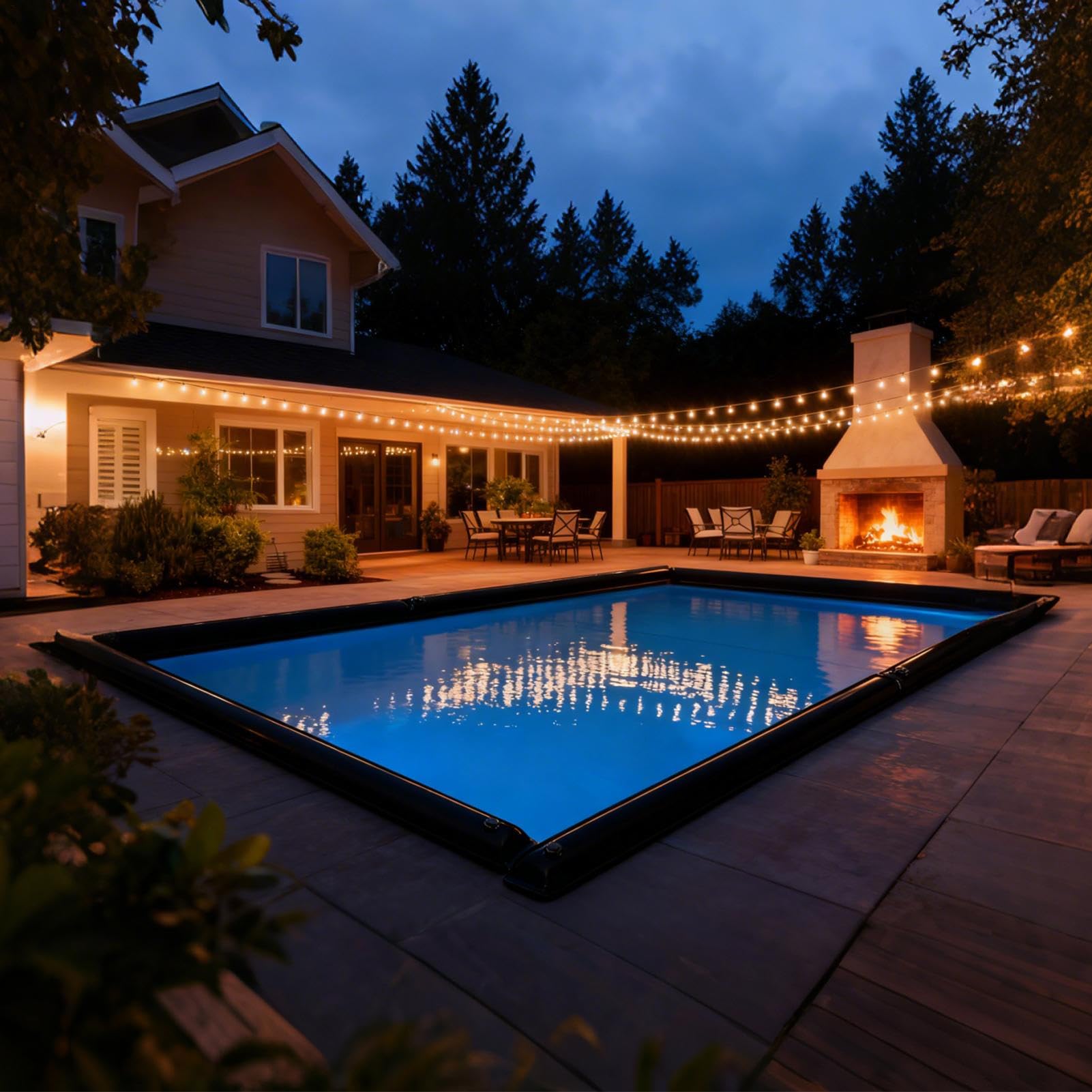 Sacs d'eau pour Couverture De Piscine 5 Accessoires d'hiver