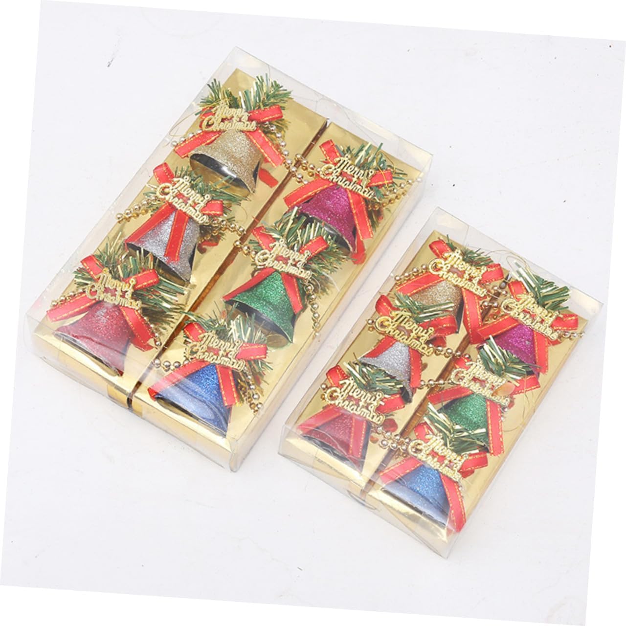 BESTOYARD 12 PCS Christmas Tree Bell Pendants Ornament Christmas Hanging Decorations Xmas Party Supplies Sleigh Bell Ornaments Hanging Christmas Bell Xmas Pendant Ornament to Open Trumpet