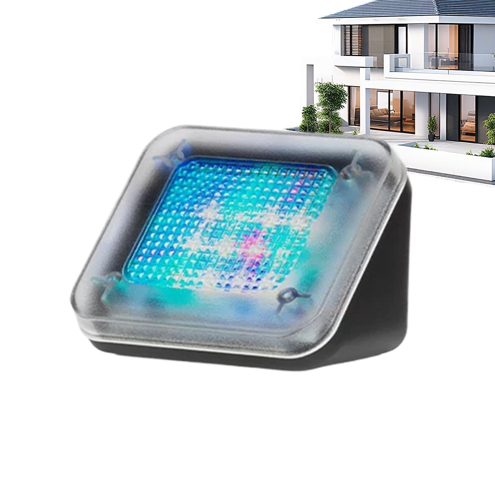 Genérico TV Simulator with Light, 9 x 12 x 7 cm Plug-in Anti-Theft Security Device with Frosted Lens, Fake TV Simulator with LED for Apartment, Hallway, Workplace, Vacation