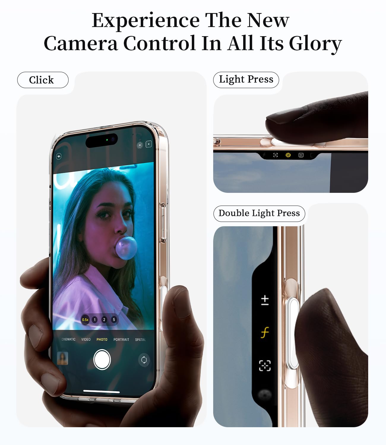 JUESHITUO for iPhone 16 Pro Max Case with Camera Control Button, Not-Yellowing, Fit for Magsafe with 2 Screen Protectors - Image 3