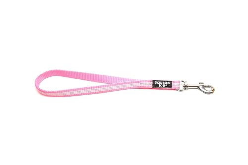 Julius-K9 218KF-NL-PN Correa Tubular de IDC para Perros, Líder de Tráfico Corto, 35 x 14 mm, Rosa