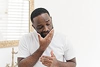 Vista 6 de Jabón negro africano crudo de 4 oz. Barra para acné y manchas oscuras, todo tipo de piel, cara, cuerpo y cabello, de Ghana, antienvejecimiento, uso