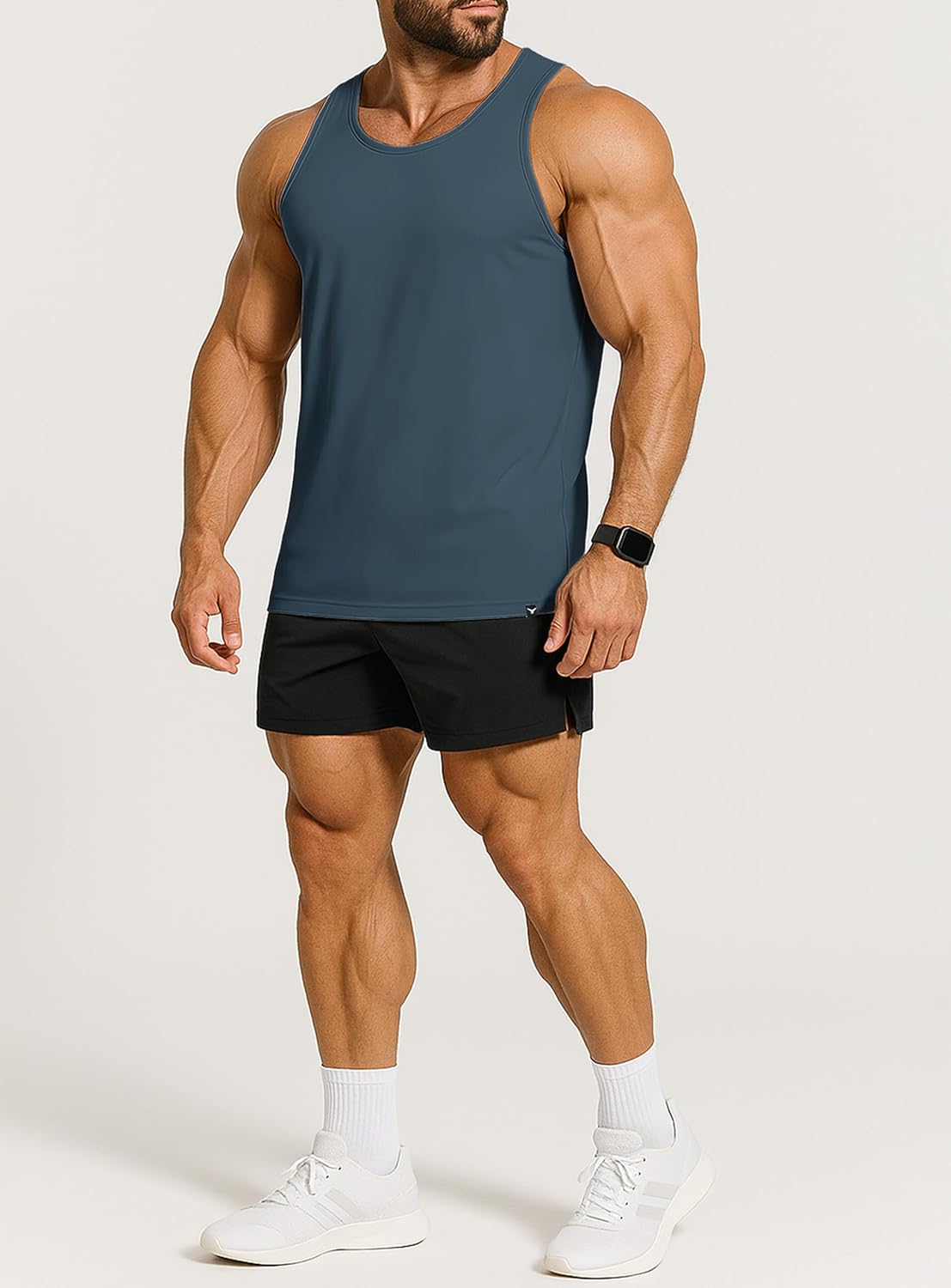 Men's Workout Tank Tops Sleeveless Muscle Shirts Running Athletic Bodybuilding Gym Tanks - Image 3