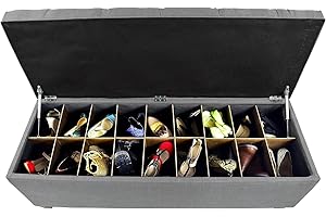 Diamond Tufted Shoe Storage Ottoman: Elevate Your Footwear Haven