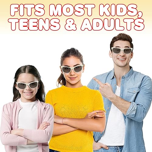 Miniatura 4 de ArtCreativity Gafas de sol para niños, juego de 12 tonos, regalos geniales de cumpleaños y fiesta en la piscina para niños y niñas, accesorios de