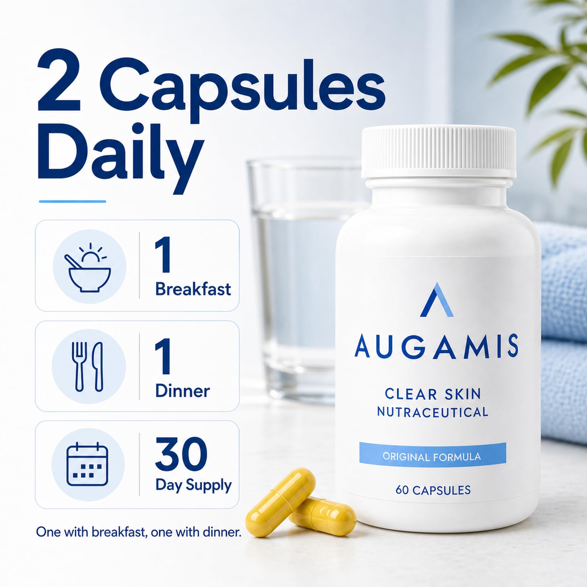 Traitement hormonal de l'acné pour femmes – Sans DIM – (60 gélules, 485 mg) – Médicament contre l'acné sans DIM – Aide à l'acné nodulaire et hormonale – Meilleur traitement de l'acné pour
