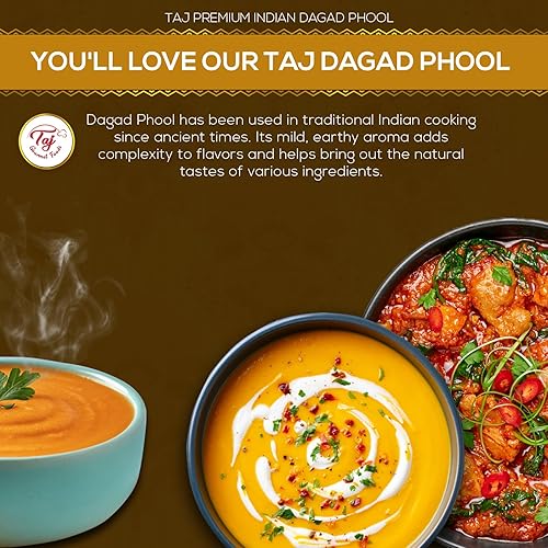 Miniatura 8 de TAJ Premium Indian Dagad Phool, flor de piedra, 3.5 onzas (3.5 onzas)