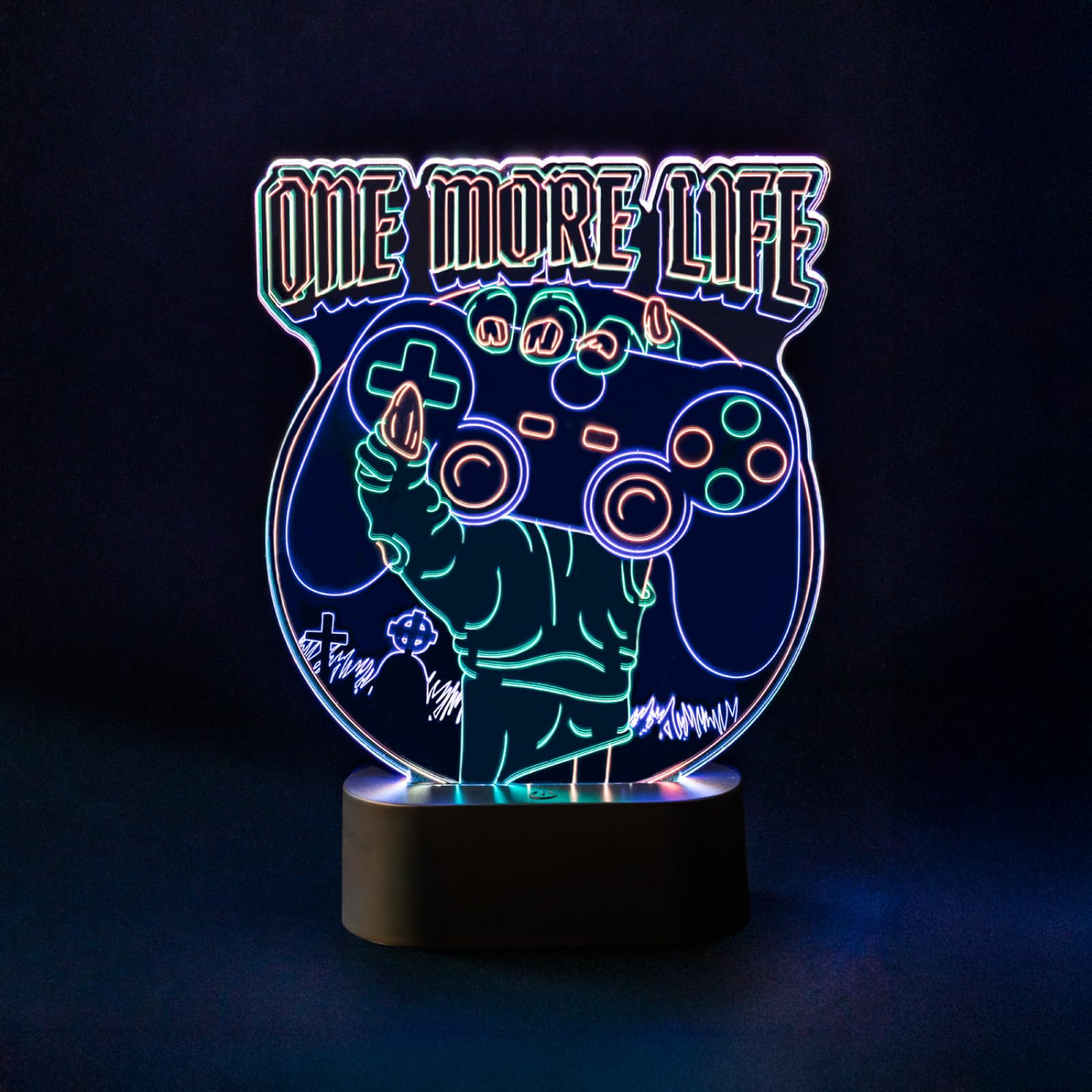 Grupo Erik LED Lamp - Gameration | Desk Lamp Table, Mood Light, Gaming Light | Gamer Gifts Under 20 Pounds, Gaming Accessories, Gamer Bedroom Accessories