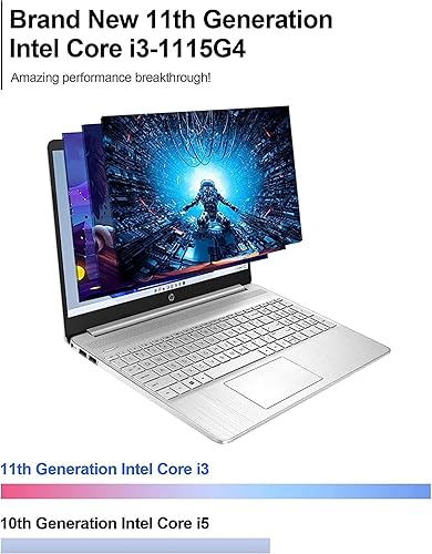 Miniatura 2 de HP Laptop 2023, pantalla táctil de 15.6 pulgadas, procesador Intel Core i3-1115G4 (Beat i5-1035G4), 16 GB de RAM, SSD de 512 GB, WiFi, Bluetooth,