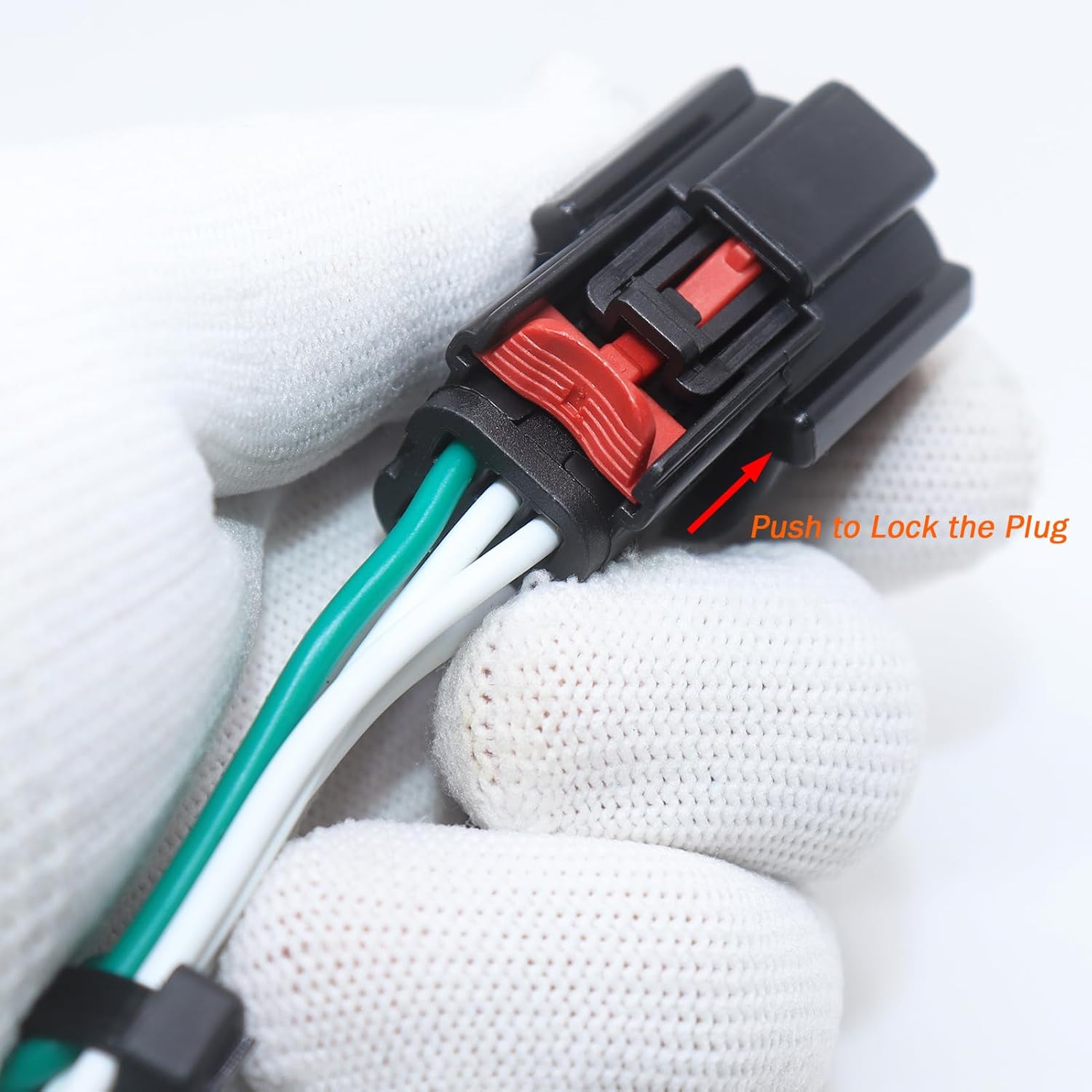 Custom Fit 4-Way Flat T-Connector Trailer Wiring Harness for Jeep Grand Cherokee L/WL/4XE Vehicle Side Towing Taillight Converter