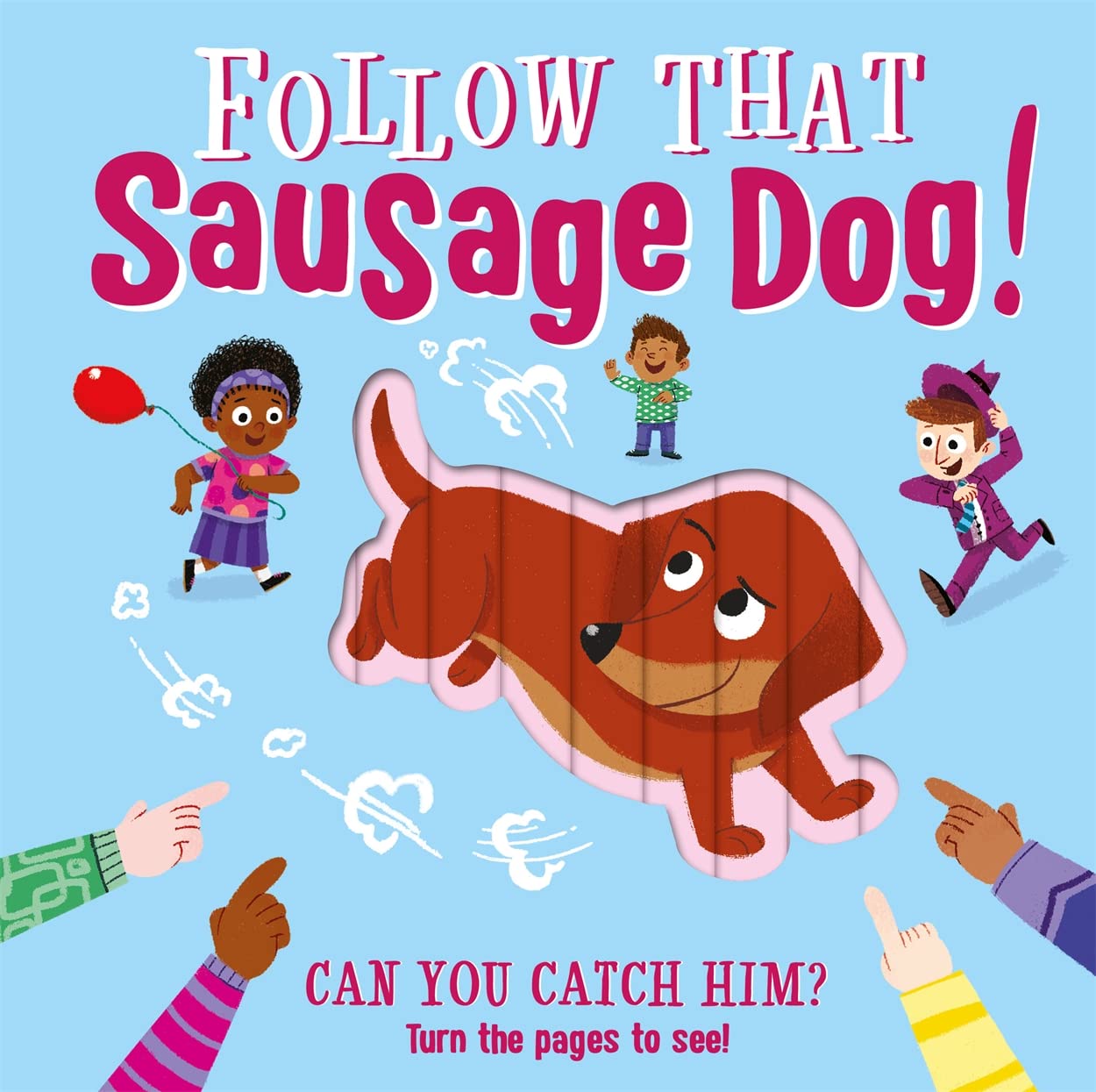 NEW  FOLLOW THAT SAUSAGE DOG  INTERACTIVE PAGE CHANGING Dachshund 9781800224155