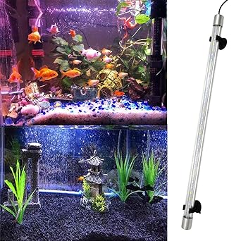 Plastic LED Light Lamp, Pink, White, Pack of 1 Aquarium Light, 2 Suction Cups