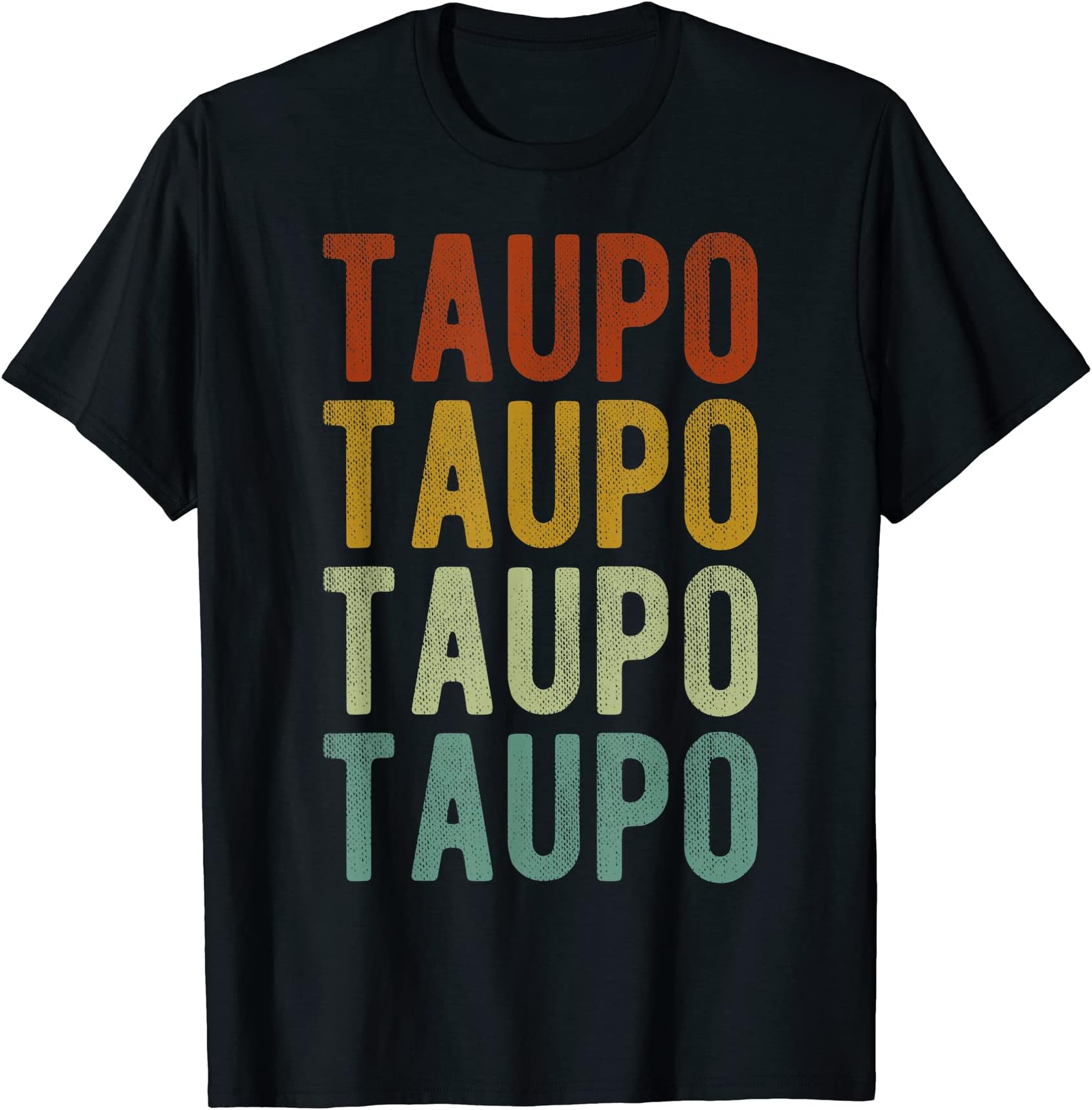 Taupo City New Zealand Retro T-Shirt