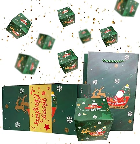 Caja de regalo sorpresa explosión, caja de regalo elástica plegable, caja de regalo sorpresa explosión para dinero, adecuada para Halloween, boda,