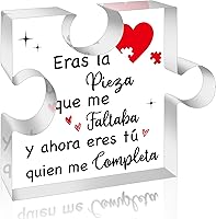 Vista 16 de Regalos de cumpleaños para papá en español de Yopyame - Placa acrílica de rompecabezas para decoración de escritorio de oficina Recuerdo