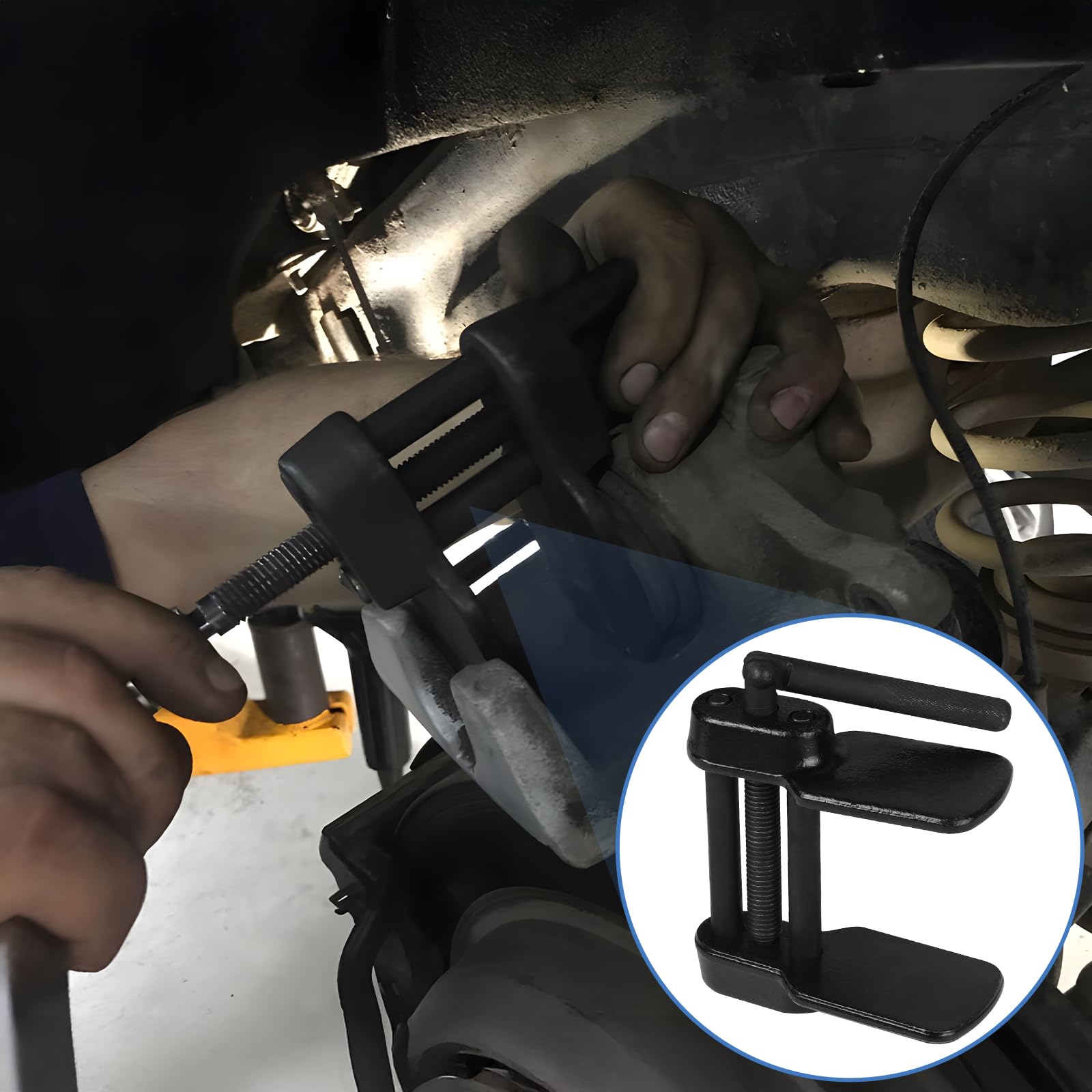 DBREAKS Strumento di ripristino del Pistone del Freno, 0-85 mm Arresto per Pistoni dei Freni Universale, per Freni a Disco, per Auto e Moto