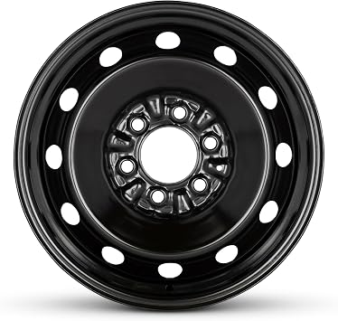 For 2004-2024 Ford F-150 17 Inch Painted Black Steel - Genuine OEM Rim - Road Ready Truck Wheel