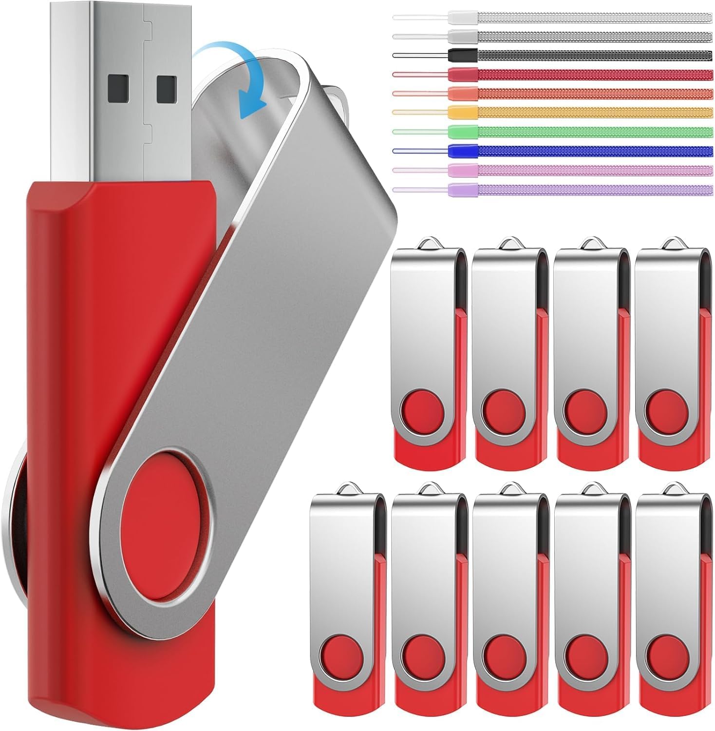 Chiavetta USB Più Veloce Di Marca Originale Al 100% 1GB 2GB 4GB 8GB 16GB 32GB 64GB 128GB Pendrive Mini Chiavette USB - Foto 2