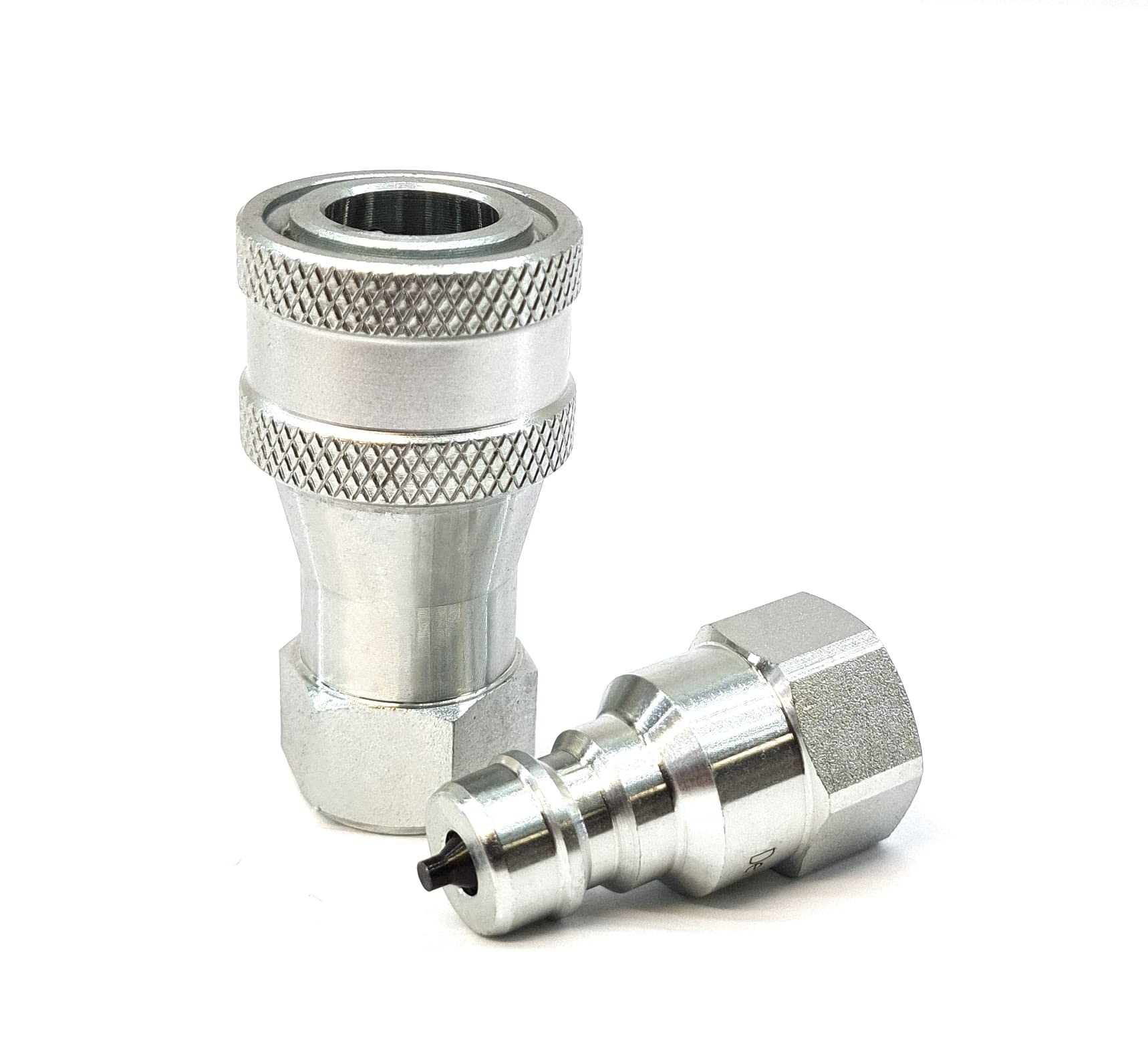 Delta-P Men's Hydraulic Quick Release Coupling Iso A Set 1/4" Bsp To Iso 7241-A (06-1/4" Bsp)