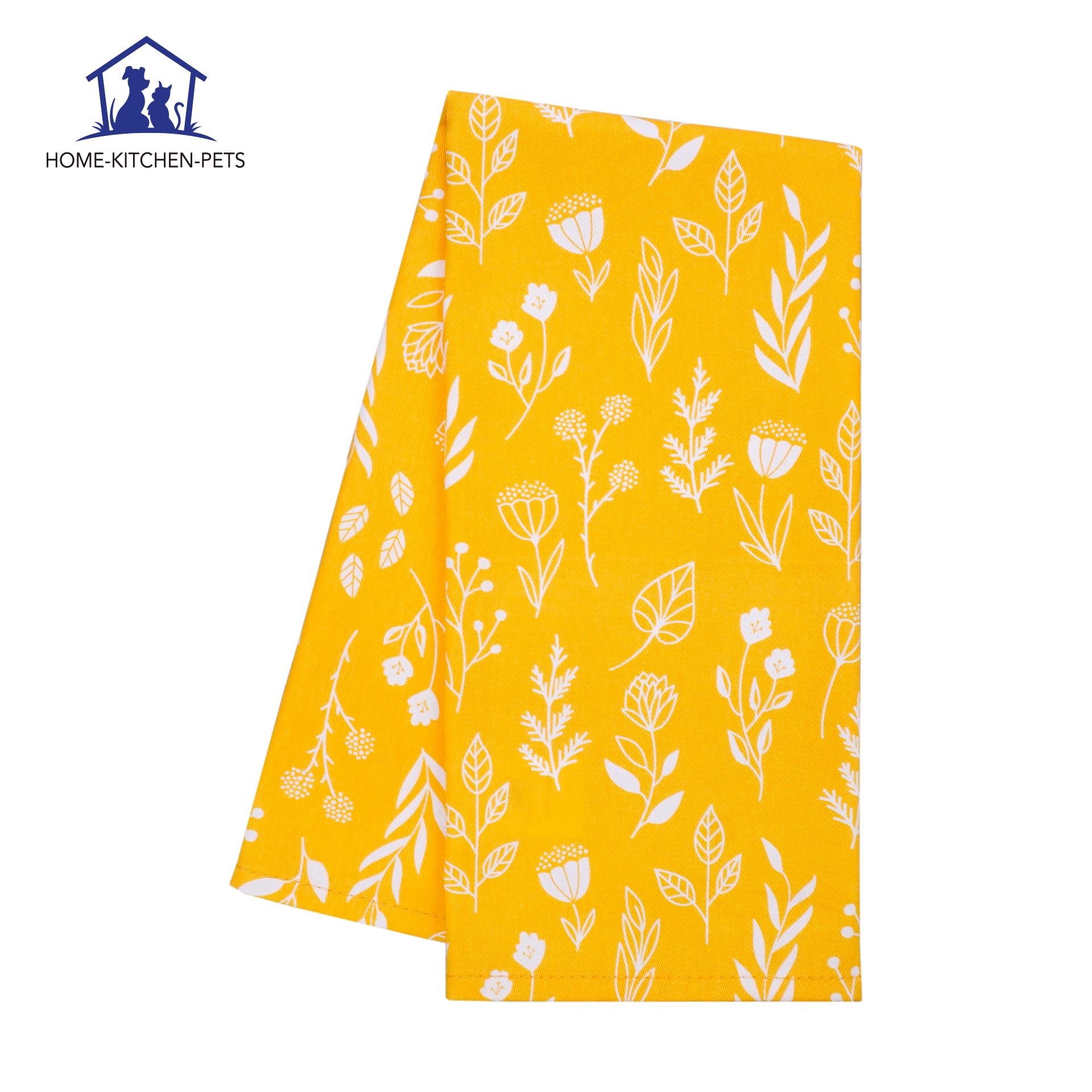 Tea Towels for Kitchen, Pack of 3 Cotton Linen Dish Towels, Absorbent Cooking & BBQ Cloths - Image 4