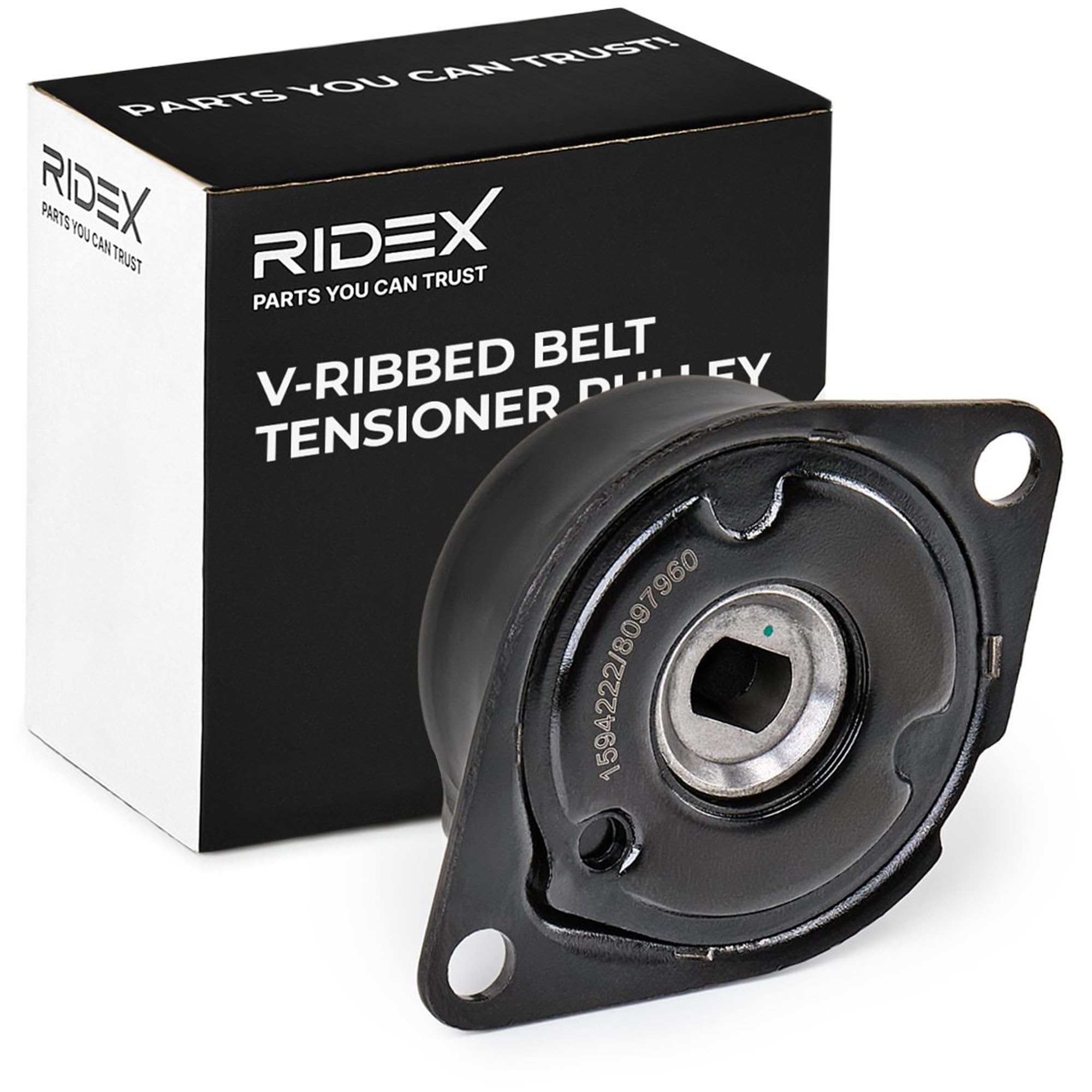RIDEX 540T0005 Galet tendeur de courroie d'accessoire automatique sans tendeur poulie de tension Compatible avec VW Golf 4 3/5 portes 1J1
