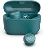 JLab Go Air Pop True Wireless Earbuds, In Ear Headphones, Bluetooth Earphones, 35H Playtime Ear Buds, Bluetooth Earbuds with Microphone, USB-C Charging Case, Dual Connect, EQ3 Sound, Teal