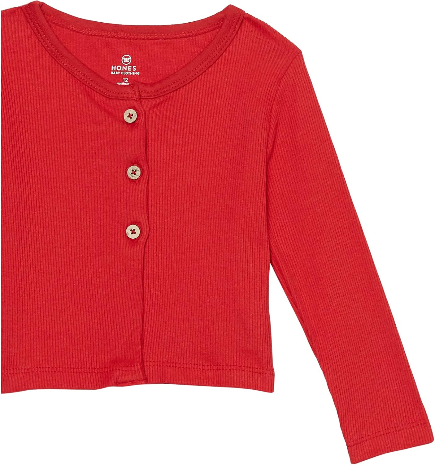 HonestBaby 2-Piece T-shirt Dress and Cardigan Set 100% Organic Cotton for Baby and Toddler Girls