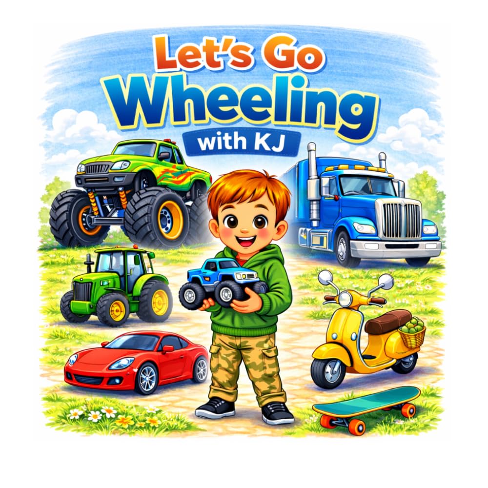 Let's Go Wheeling with KJ: A seek and find adventure series for little vehicle lovers (Let's GO Adventures with KJ)