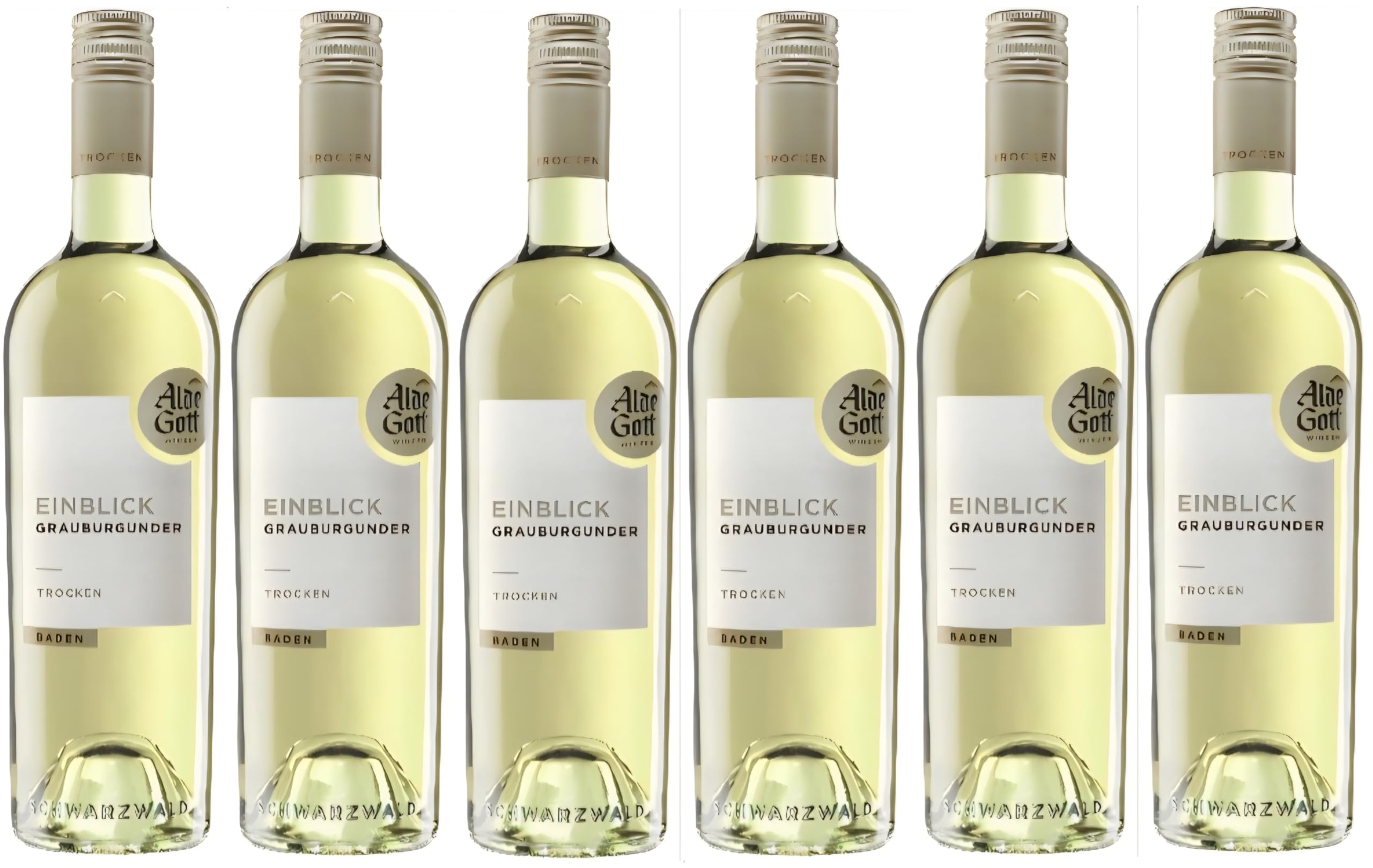 Alde Gott Einblick Grauburgunder Kabinett trocken 2025 6 Flaschen zu je 0,75 Liter