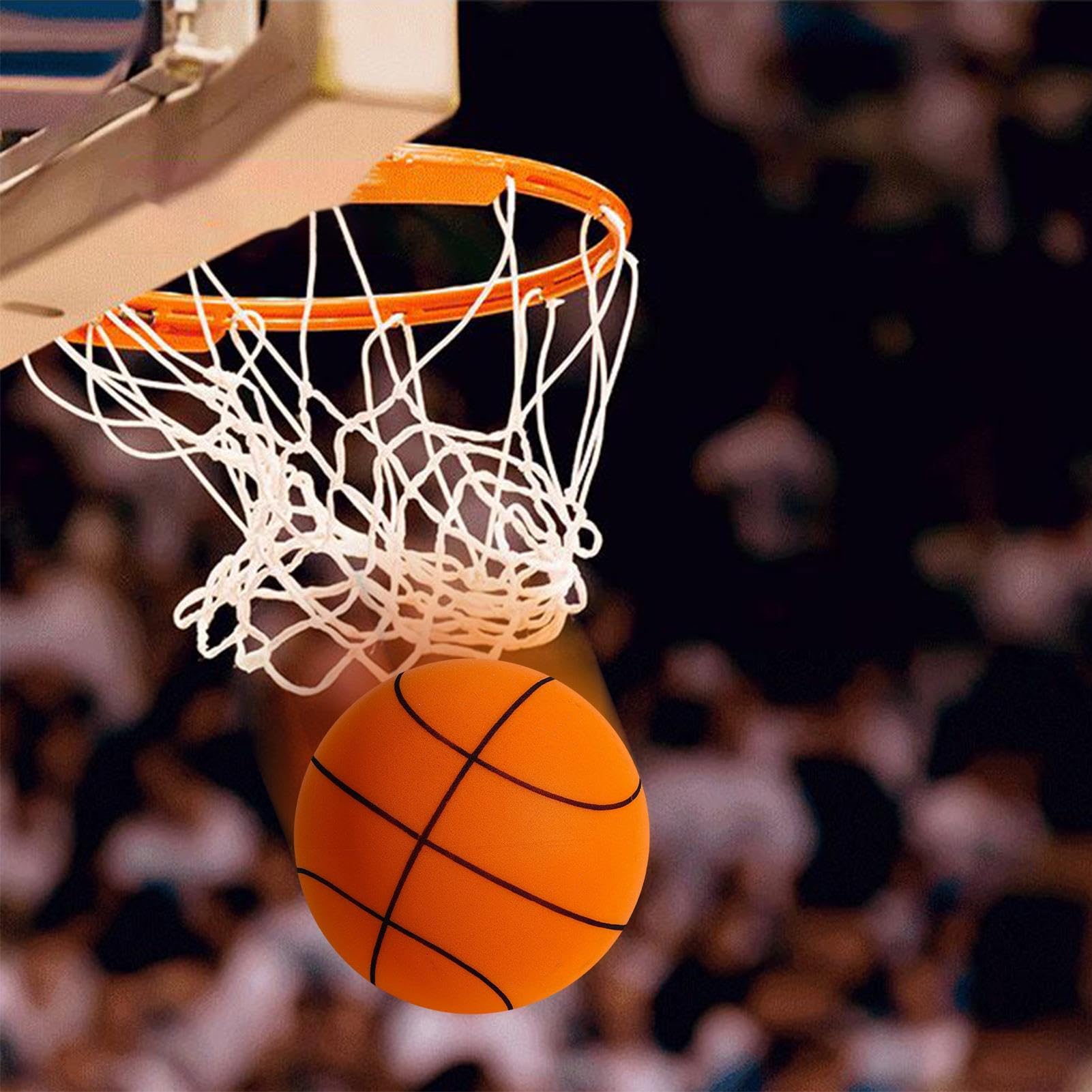 Pallacanestro silenziosa,Palline silenziose Palla silenziosa per | interni leggera e sicura | Regalo di pallacanestro resistente agli urti per bambini Adulti per palestre Patii Sale