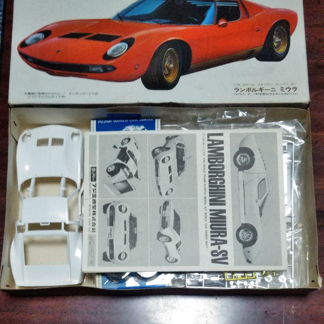 Amazon | フジミ模型 ランボルギーニ ミウラ1/20 | ミニカー・ダイ 