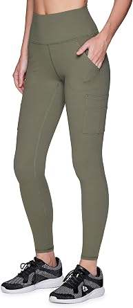 Avalanche Women's Outdoors Workout High Impact Full Length Cargo Pocket Legging