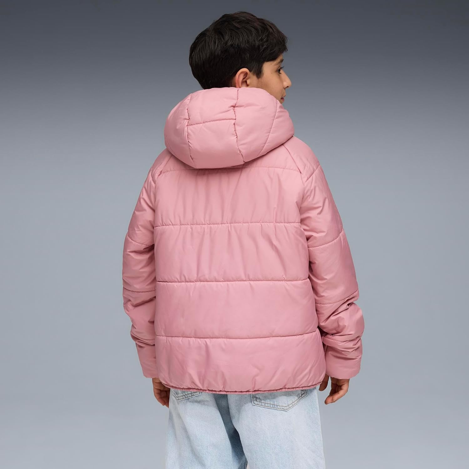 [プーマ] カジュアル スポーツ キッズ ブルゾン アウター フード リバーシブル パッファー ジャケット 691158