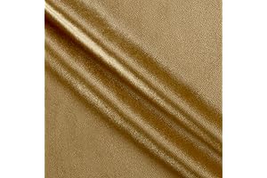 Inviting Plush Royal Velvet Light Gold Fabric by the Yard