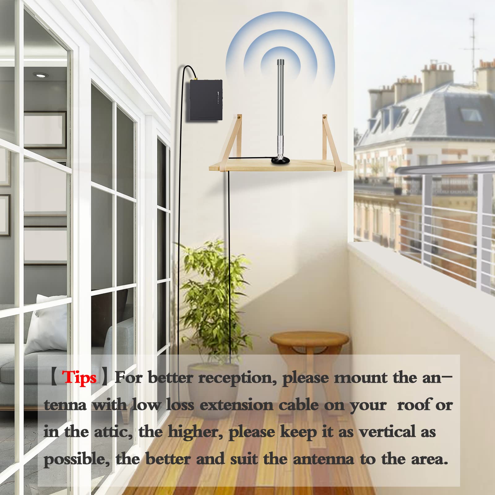 Bingfu Lora Antenna 868mhz 3 Dbi Fiberglass Lorawan Antenna With ...