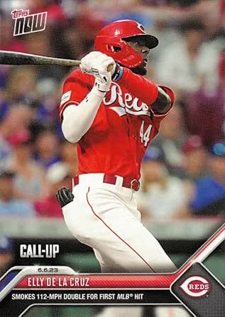 Amazon: 2023 Topps Now Baseball #392 Elly De La Cruz Pre-Rookie
