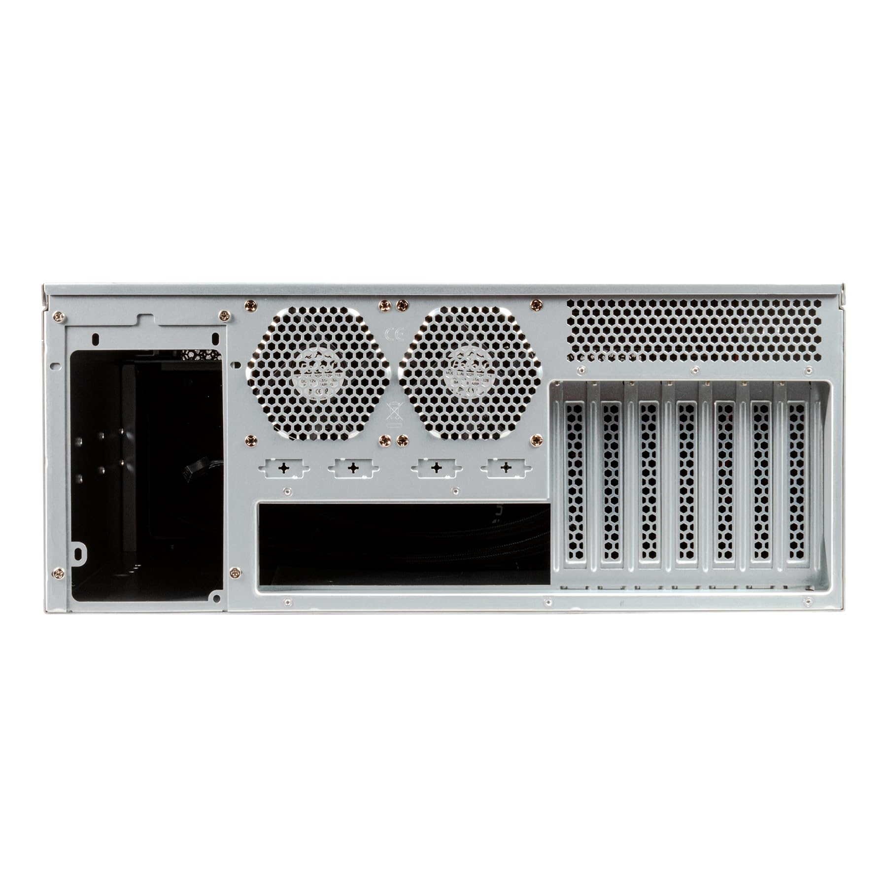 UNYKAch Scatola Rack UK4339V Formato 4U 19", compatibile con refrigerazioni liquide da 360 mm (supporto incluso), chiusura con chiave, 1 USB 3.0, 1 USB Type-C e gambe per posizionarlo in verticale