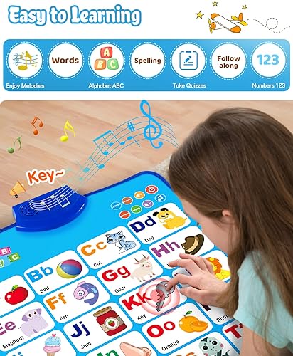 Miniatura 2 de Juguetes educativos para niños de 3 años en adelanteABC Learning para niños pequeños juguetes de 2 a 4 añosTabla interactiva de pared del alfabeto