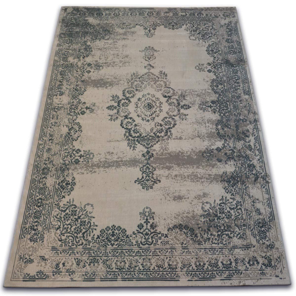Dywan Vintage Rosette 22206/085 szary 160 x 230 cm beżowy