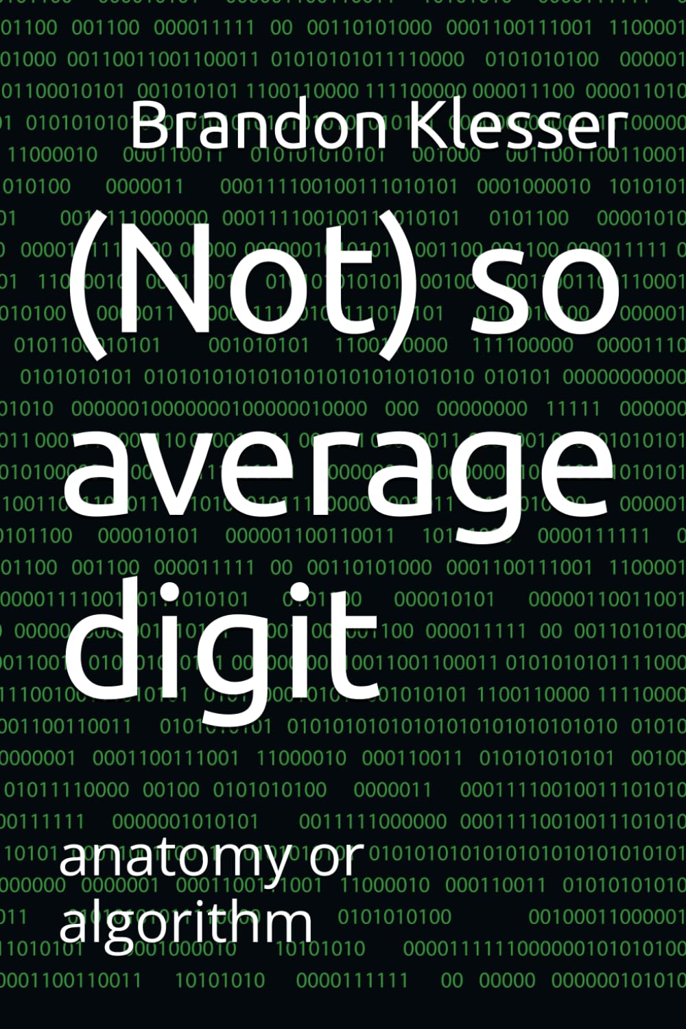 (Not) so average digit: anatomy or algorithm (A (Not So ) Series)
