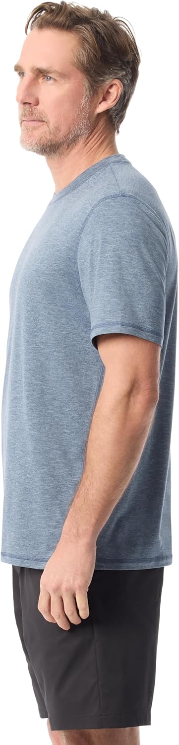 BASS Outdoor Mens Short Sleeve Performance Core Quick Dry Tee Shirt Standard - Image 3