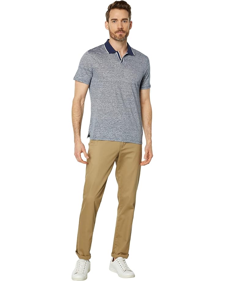 Vince Two-Tone Linen Johnny Collar Short Sleeve - #4 of 4