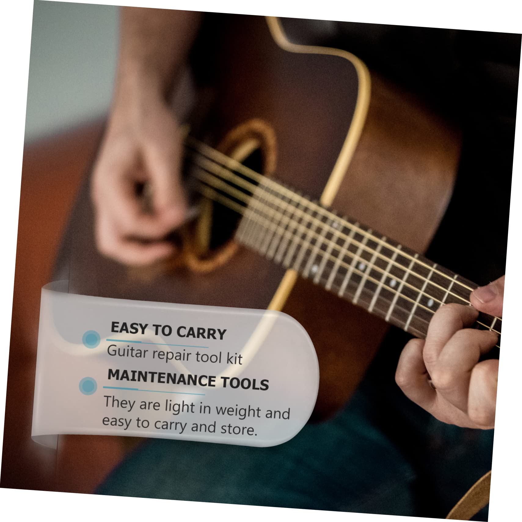 1set Kit Completo Per La Manutenzione Della Chitarra Strumenti Pratici Per Pulizia e Riparazione Di Accessori Per Musicisti Professionisti e Amatori