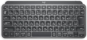 ロジクール MX KEYS mini KX700GR ミニマリスト ワイヤレス イルミネイテッド キーボード グラファイト 充電式 bluetooth Logi Bolt Unifying非対応 USB-C-A 日本語配列 windows mac chrome ios Android 無線 KX700 国内正規品