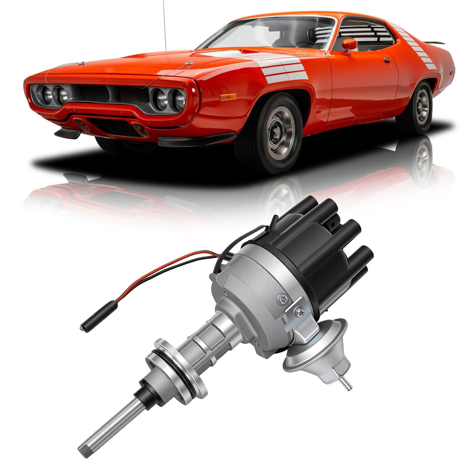 Akozon Rozdzielacz Zapłonu do Silników 5,2 L 5,9 L V8 1972-1989