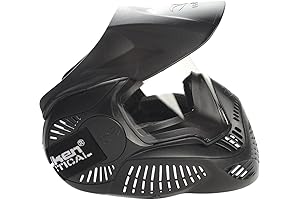 Paintball MI-5 Goggle/Mask - Single Lens - Black