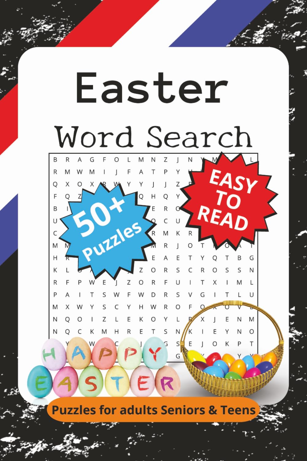 Easter Word Search Puzzle Book: 50+ Word Search Puzzles with Easy to Read Print about Easter | 6x9 inches, 110 p